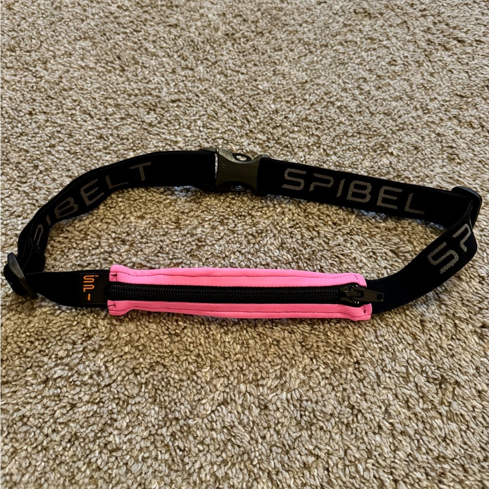 SPIBELT Pink and Black Key & Card Holder